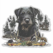 Sticker Jagdterrier - chien de chasse polyvalent (Devant)