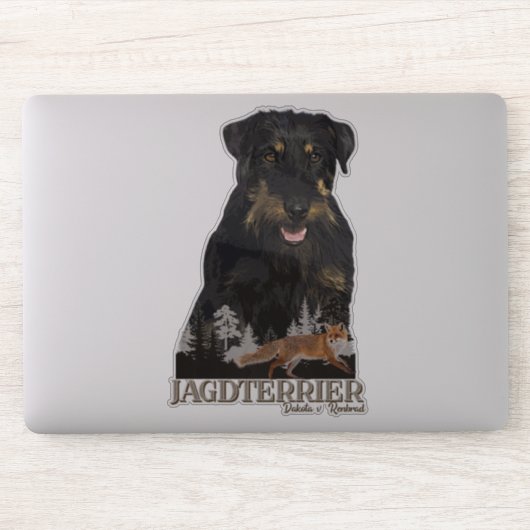 Sticker Jagdterrier Dakota c. Renbrad (Ordinateur)