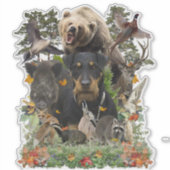 Sticker Jagdterrier, Terrier de chasse allemand (Devant)