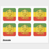 Sticker Jah Rastafari Lion de Juda (Feuille)