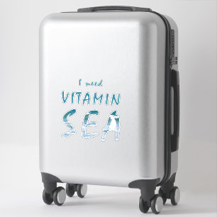Sticker J'ai besoin d'une citation de Vitamin Sea Blue Oce