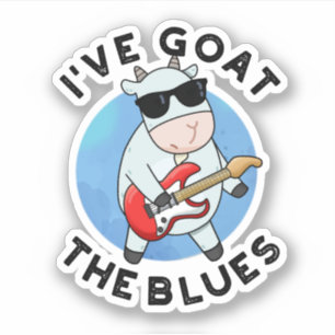 Sticker J'ai chéri Le blues drôle Animal Pun