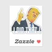 STICKER J'AI FAIT ÇA ! (Feuille)