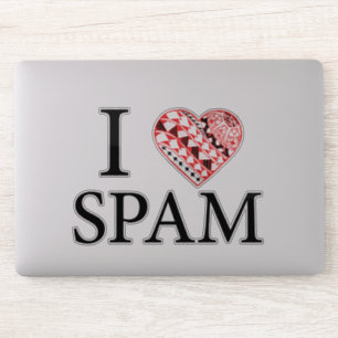 Sticker J'ai le coeur du SPAM