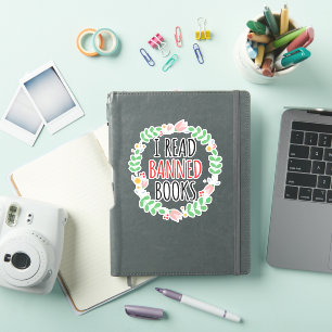 Sticker J'Ai Lu Des Livres Interdits Drôle Citation