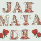 Sticker Jai Mata Di - Bénédiction divine de la Mère (Devant)