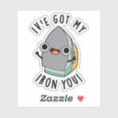 Sticker J'Ai Mon Fer, Vous Amusant Jeu D'Appliance (Feuille)