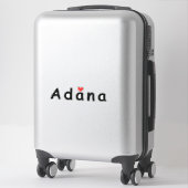 Sticker J'aime Adana (Sur valise)