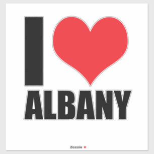 Sticker J'aime Albany