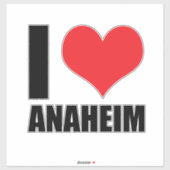 Sticker J'aime Anaheim (Feuille)