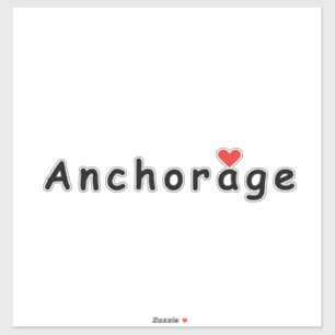 Sticker J'aime Anchorage