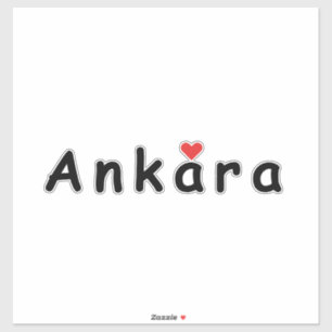 Sticker J'aime Ankara