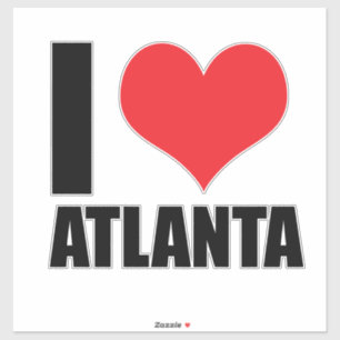 Sticker J'aime Atlanta usa