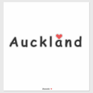 Sticker j'aime Auckland
