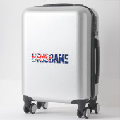 Sticker J'aime Brisbane (Sur valise)