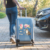 Sticker J'Aime Chats Et Fleurs Fille (Valise Insitu)