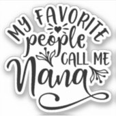 Sticker J'Aime Être Grand-Mère (Devant)