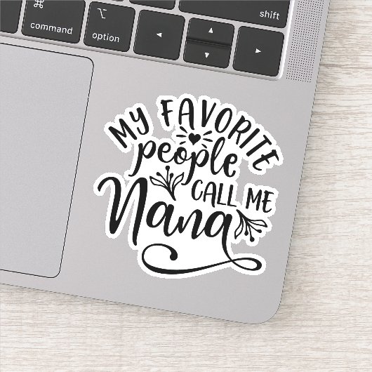 Sticker J'Aime Être Grand-Mère (Détail)
