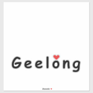 Sticker J'aime Geelong Australie