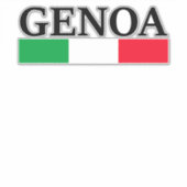 Sticker J'aime Gênes (Devant)