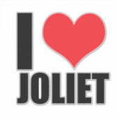 Sticker J'aime Joliet (Devant)