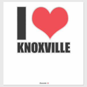 Sticker J'aime Knoxville