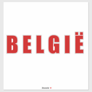 Sticker J'aime la Belgique