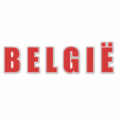 Sticker J'aime la Belgique (Devant)