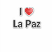 Sticker J'aime La Paz (Devant)