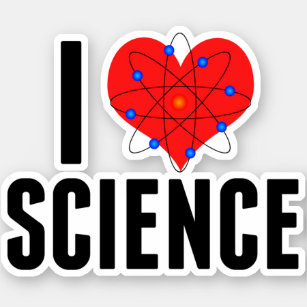 Sticker J'aime la science