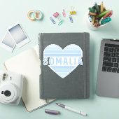 Sticker J'aime la Somalie, le coeur somalien (Couverture iPad)