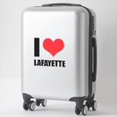 Sticker J'aime Lafayette (Sur valise)