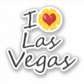 Sticker J'aime Las Vegas (Devant)