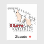 Sticker J'aime le chaulon (Feuille)