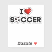 Sticker J'Aime Le Football (Feuille)