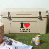 STICKER J'AIME LES POULET NUGGETS (Glacière)