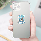 Sticker J'aime les requins Fisher (Téléphone)