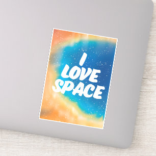 Sticker J'aime l'espace