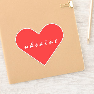 Sticker J'aime l'Ukraine