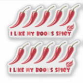 Sticker J'aime mes livres conception d'évaluation de livre (Devant)