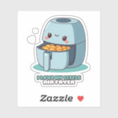 Sticker J'aime mon petit friteuse d'air (Feuille)
