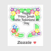 Sticker J'Aime Mon Prince De Grenouille (Feuille)