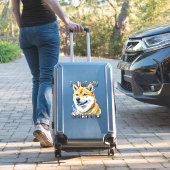 Sticker J'Aime Mon Shiba Inu | Propriétaire de chien (Valise Insitu)