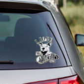 Sticker J'Aime Mon Vinyl Pitbull