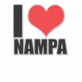 Sticker J'aime Nampa (Devant)