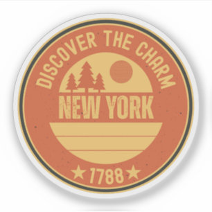 Sticker J'aime NY - Souvenir de la ville de New York