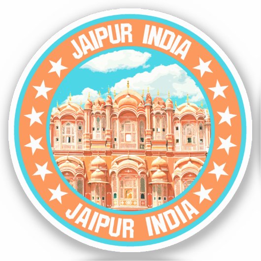 Sticker Jaipur Inde (Recto)