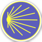 Sticker Jakobsweg Pilgermuschel (Recto)