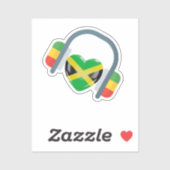 Sticker jamaïcain (Feuille)