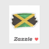 Sticker jamaïcain (Feuille)